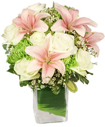 Heavenly Garden Blooms Flower Arrangement in Columbia, IL | MEMORY LANE FLORAL