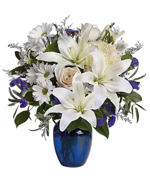 Blue Tranquility Floral Design