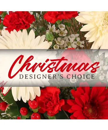 Christmas Designer's Choice Flower Arrangement in Columbia, IL | MEMORY LANE FLORAL