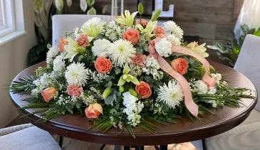 Ethereal Beauty Casket Spray in Columbia, IL | MEMORY LANE FLORAL