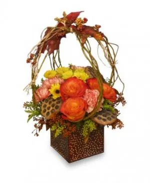 LEAVES OF AUTUMN Flower Arrangement