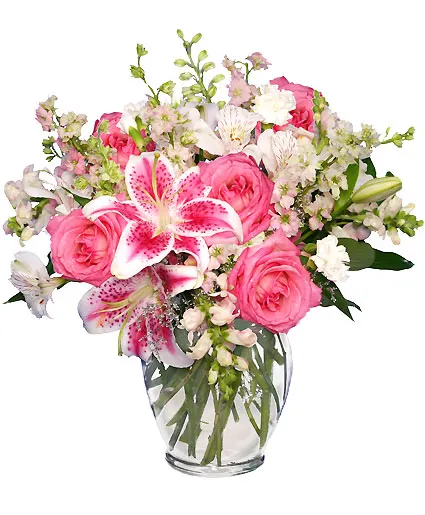 PINK & WHITE DREAMS Flower Arrangement