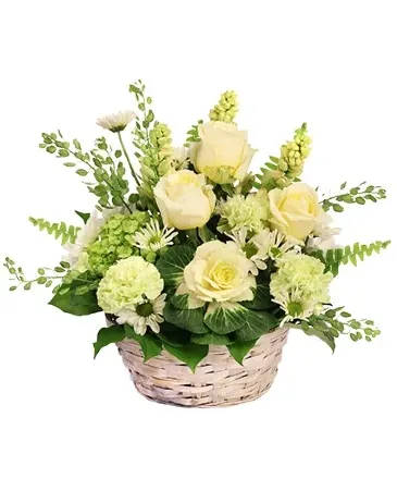 Poetic Pleasure Basket Arrangement in Columbia, IL | MEMORY LANE FLORAL