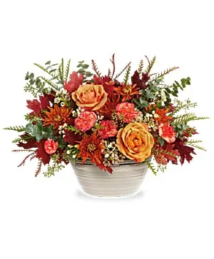 Radiantly Rustic Centerpiece - LIMITED EDITION Floral Design