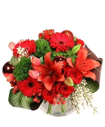 Robust Ruby Flower Arrangement in Columbia, IL | MEMORY LANE FLORAL