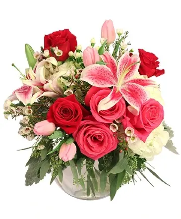 Romantic Daydream Vase Arrangement in Columbia, IL | MEMORY LANE FLORAL