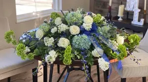 Serene Reflections Casket Spray