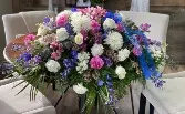 Serenity in Bloom Casket Spray