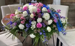 Serenity in Bloom Casket Spray
