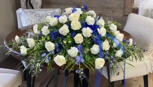 Simple Elegance Casket Spray