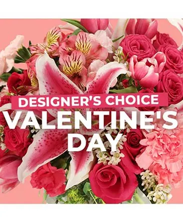 Valentine's Day Florals Designer's Choice in Columbia, IL | MEMORY LANE FLORAL