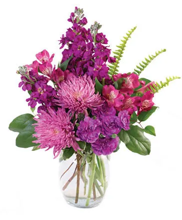 Very Violet Bouquet in Columbia, IL | MEMORY LANE FLORAL