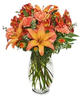 WARM CINNAMON SPICE Floral Arrangement